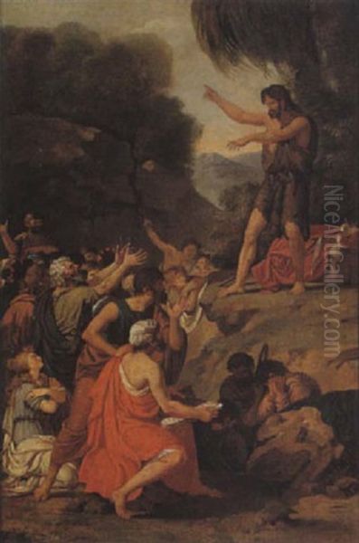 La Predication De Saint Jean-baptiste Oil Painting by Francois-Xavier Fabre