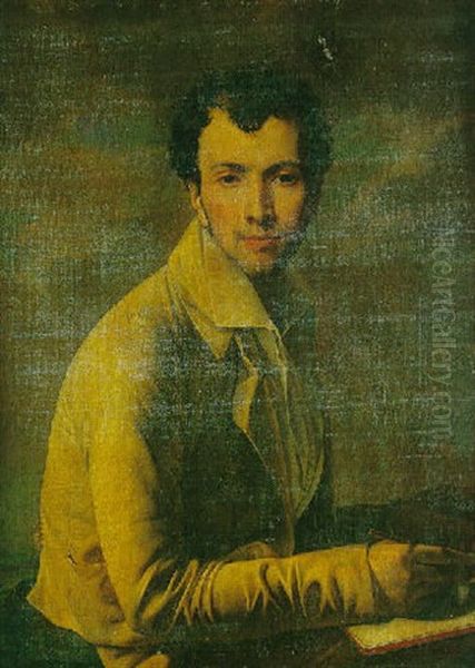 Portrait D'un Artiste Oil Painting by Francois-Xavier Fabre