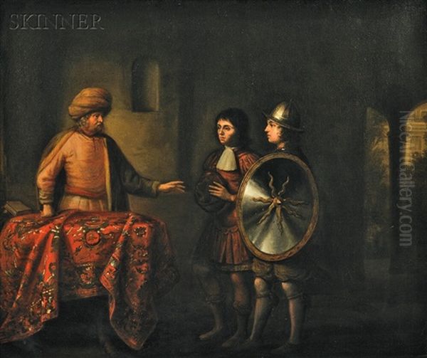 The Rug Merchant Oil Painting by Barent Fabritius