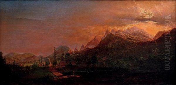 Paysage Du Bresil Oil Painting by Nicolau Antonio Facchinetti