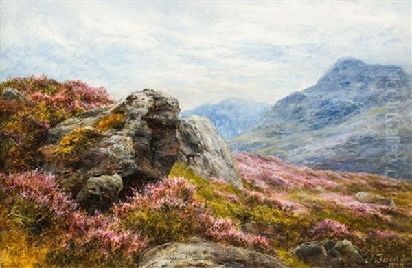 Warm Weather On The Moors Oil Painting by James Faed the Younger