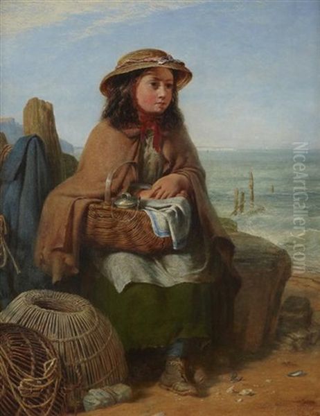 The Fisherman's Daughter Oil Painting by John Faed