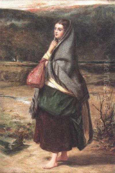 Highland Mary Oil Painting by Thomas Faed