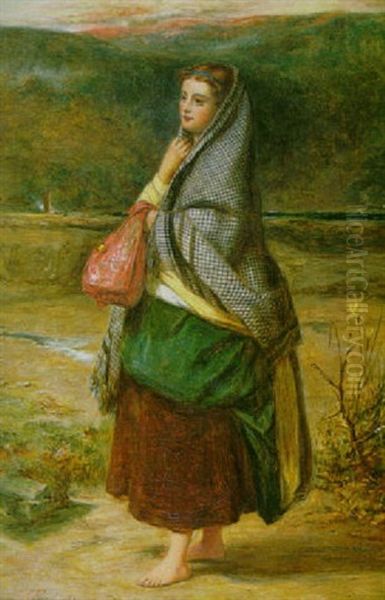 Highland Mary Oil Painting by Thomas Faed