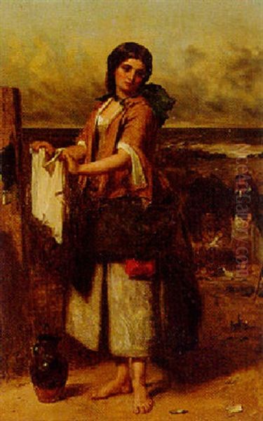 The Washerwomen Oil Painting by Thomas Faed