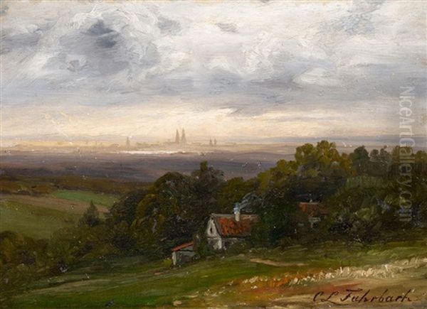 Blick Auf Koln Oil Painting by Carl Ludwig Fahrbach