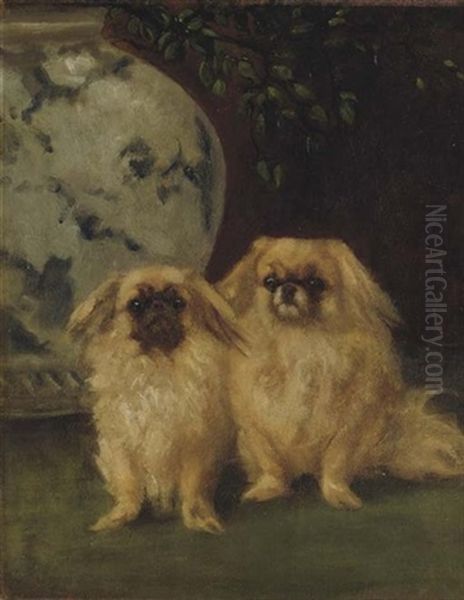 Close Companions Oil Painting by Frances C. Fairman