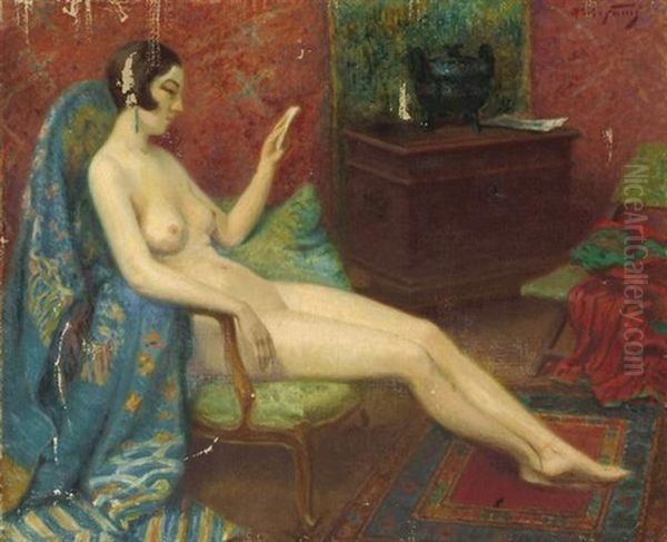 Le Modele Chinois Oil Painting by Abel Faivre