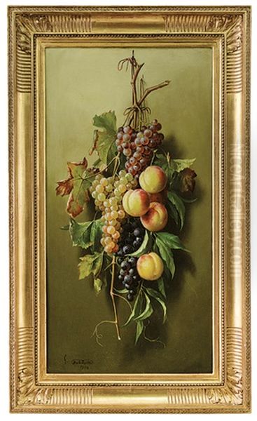 Frutti Appesi Oil Painting by Giuseppe Falchetti