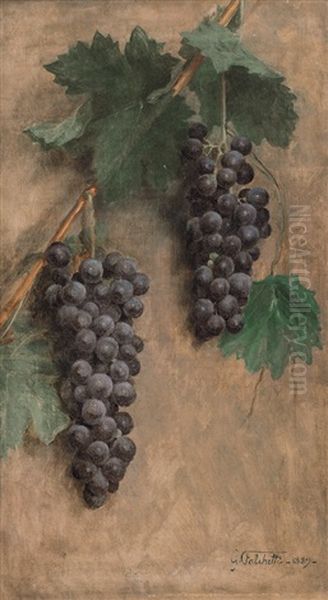 Uva Oil Painting by Giuseppe Falchetti