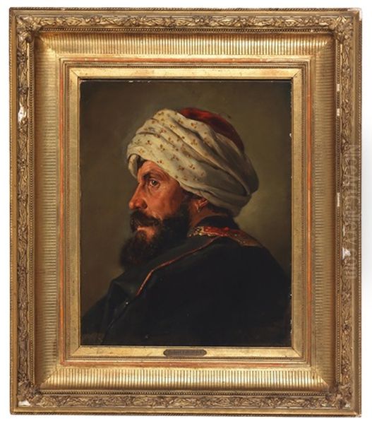 An Arab Oil Painting by Richard Fallenboeck