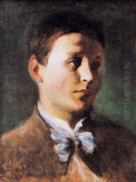 Portrait D'homme Oil Painting by Louis Clement Faller