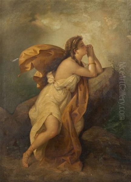 Helen Of Troy Oil Painting by Enrico Fanfani