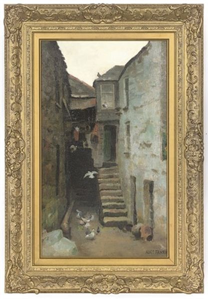 An Alley, St. Ives Oil Painting by Alice Maud Fanner