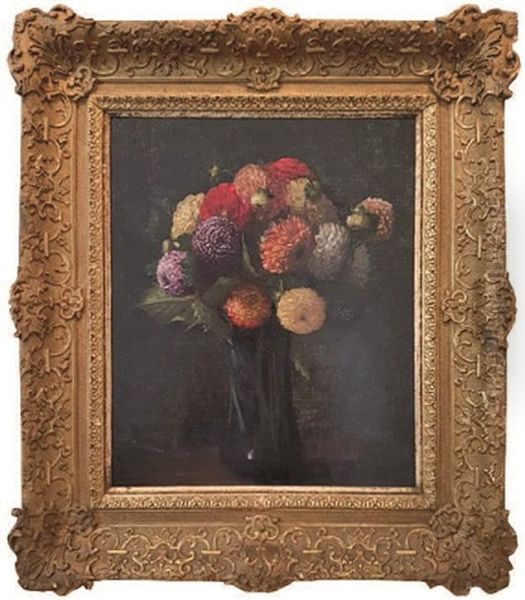 Nature Morte Avec Hibou Oil Painting by Henri Fantin-Latour