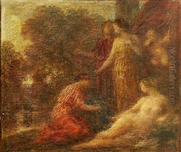 Toilette De Venus Oil Painting by Henri Fantin-Latour