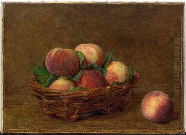 Peaches Oil Painting by Henri Fantin-Latour