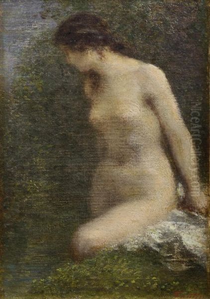 Petite Baigneuse Brune Oil Painting by Henri Fantin-Latour