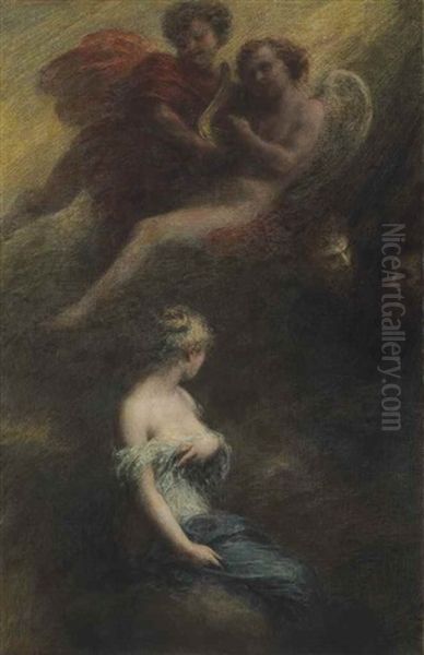 La Damnation De Faust Oil Painting by Henri Fantin-Latour