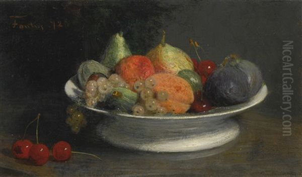 Fruits Dans Un Compotier Oil Painting by Henri Fantin-Latour