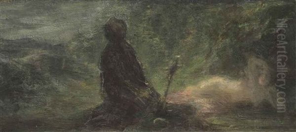 Tentation De Saint-antoine Oil Painting by Henri Fantin-Latour