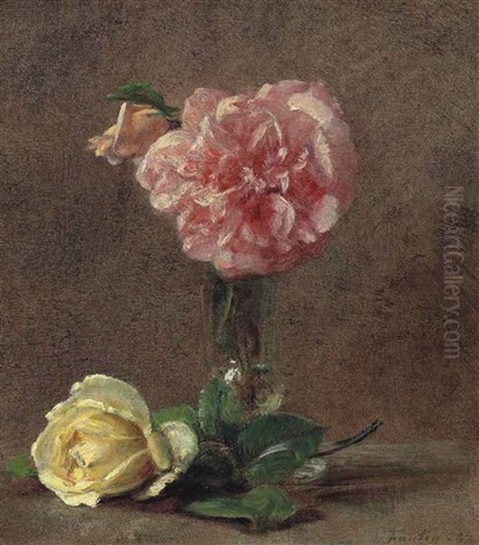 Roses by Henri Fantin-Latour