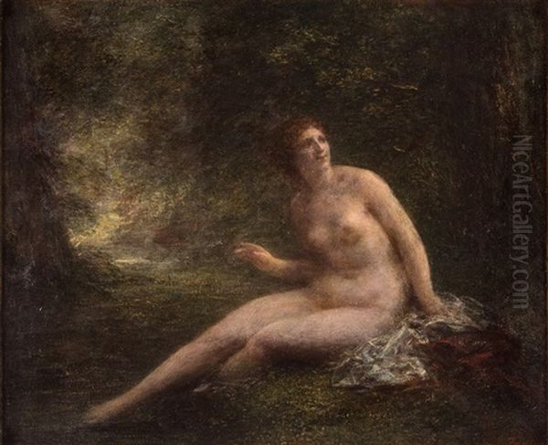 Nymph Surprised Oil Painting by Henri Fantin-Latour