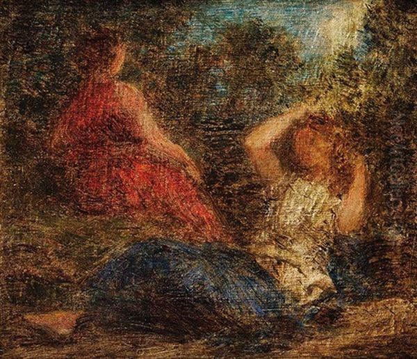 Baigneuses Oil Painting by Henri Fantin-Latour