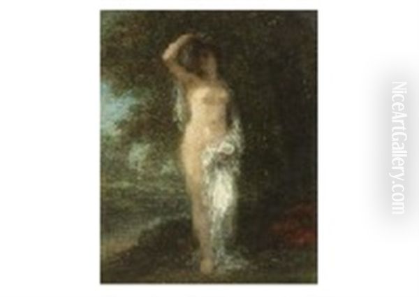 Baigneuse Oil Painting by Henri Fantin-Latour