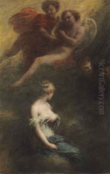 La Damnation De Faust Oil Painting by Henri Fantin-Latour