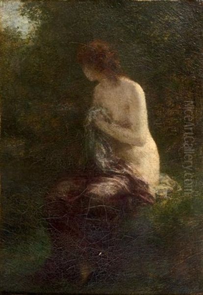 Baigneuse Dans Un Sous-bois Oil Painting by Henri Fantin-Latour