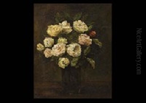 Fleur Oil Painting by Henri Fantin-Latour