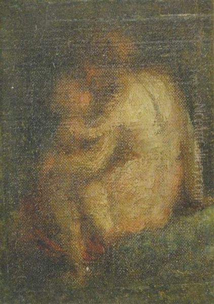 Venus And Cupid Oil Painting by Henri Fantin-Latour