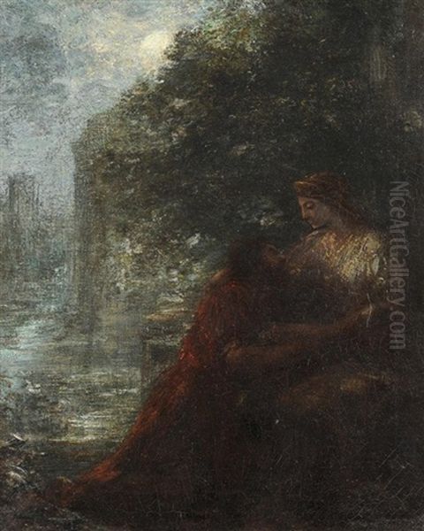 Dido Und Aeneas Oil Painting by Henri Fantin-Latour