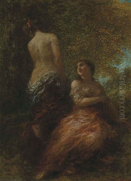 Les Baigneuses Oil Painting by Henri Fantin-Latour