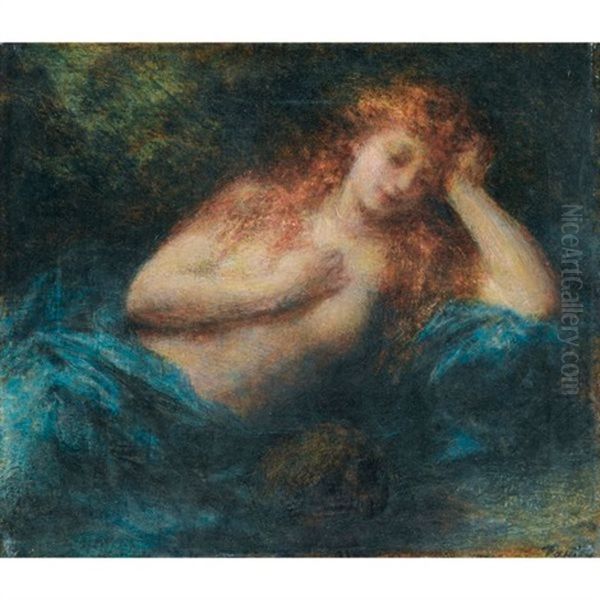 Madeleine Oil Painting by Henri Fantin-Latour