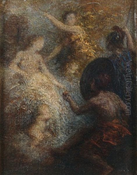 Le Jugement De Paris Oil Painting by Henri Fantin-Latour