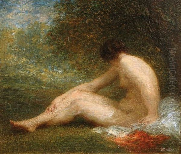 Baigneuse Oil Painting by Henri Fantin-Latour