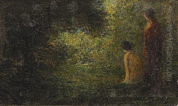 Zwei Frauen Im Wald by Henri Fantin-Latour