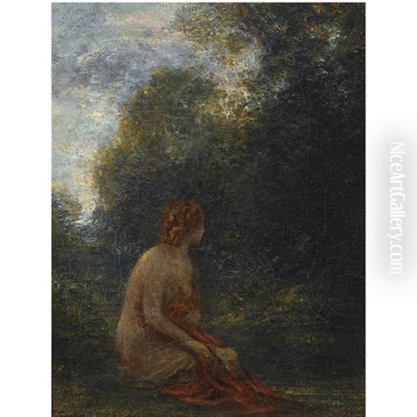 The Resting Nymph Oil Painting by Henri Fantin-Latour