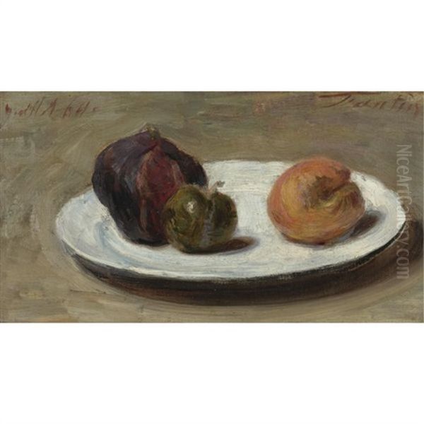 Nature Morte Oil Painting by Henri Fantin-Latour