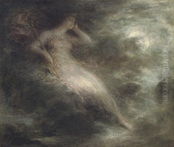 La Reine De La Nuit Oil Painting by Henri Fantin-Latour