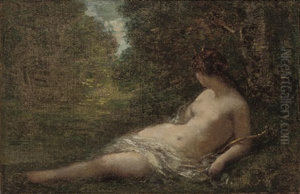 Diane Au Repos Oil Painting by Henri Fantin-Latour