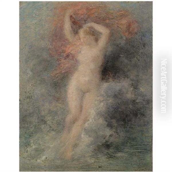 Venus S'elevant Au Dessus De La Mer Oil Painting by Henri Fantin-Latour