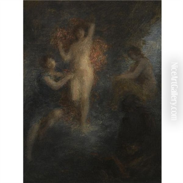 La Tentation De Saint Antoine Oil Painting by Henri Fantin-Latour