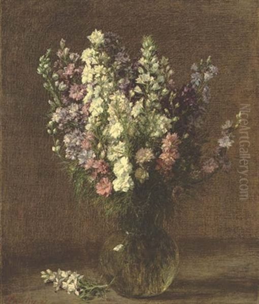 Pieds D'alouette by Henri Fantin-Latour