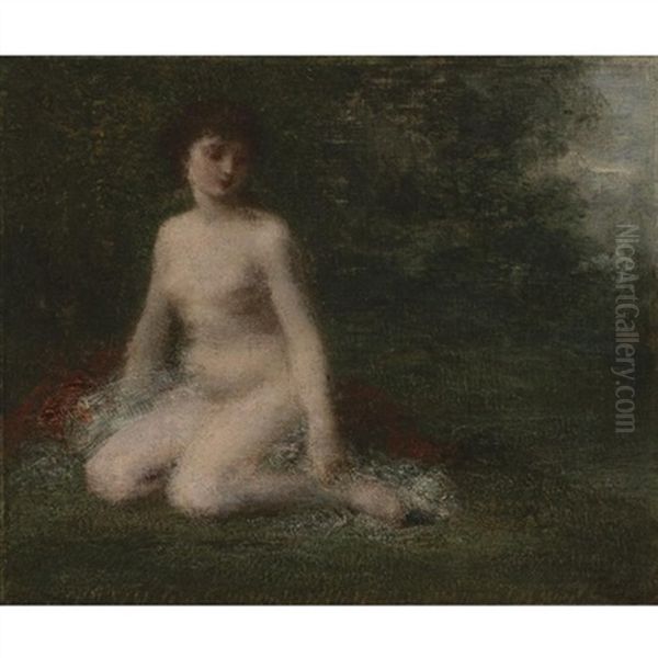 Baigneuse Oil Painting by Henri Fantin-Latour