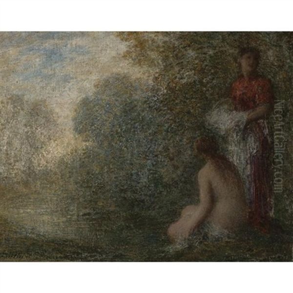 Baigneuses Oil Painting by Henri Fantin-Latour