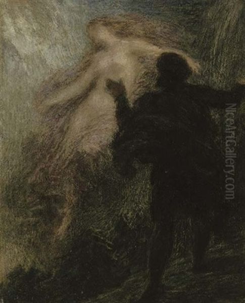 Manfred Et Astarte Oil Painting by Henri Fantin-Latour