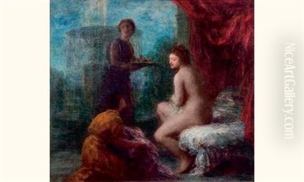 La Toilette Oil Painting by Henri Fantin-Latour